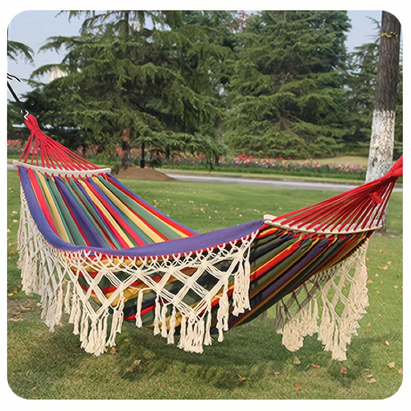 Bohemian Double Hammock With Carry Bag