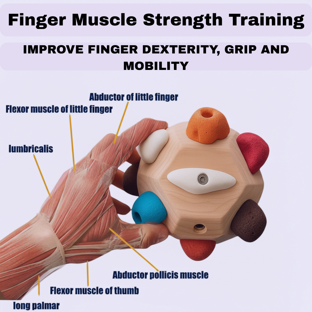 Bouldering & Rock-Climbing Grip Trainer