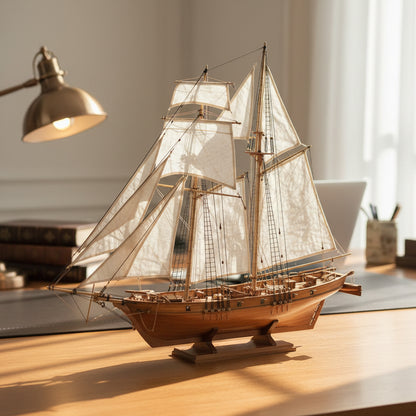 Wooden Sailboat Model Kit