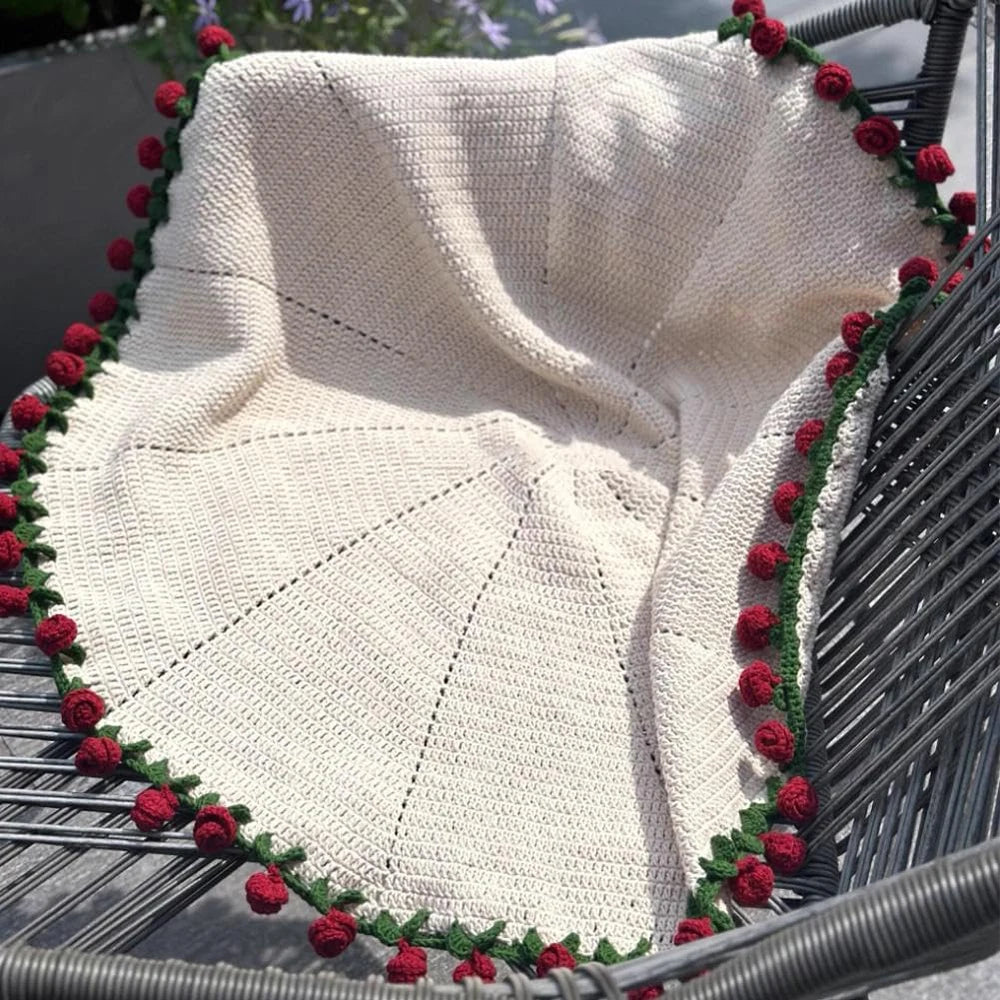 Flower Bouquet Throw Blanket
