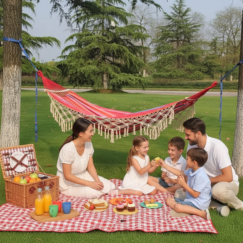 Bohemian Double Hammock With Carry Bag