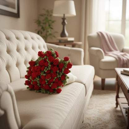 Flower Bouquet Throw Blanket