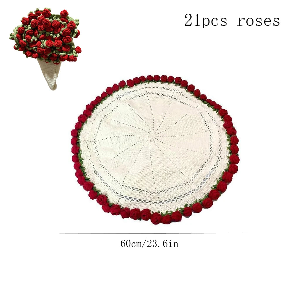 Flower Bouquet Throw Blanket