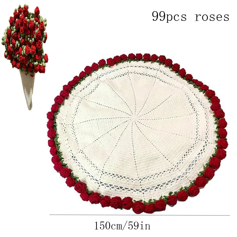 Flower Bouquet Throw Blanket