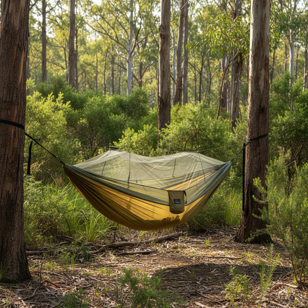 Outdoor Hammock With Mosquito Net