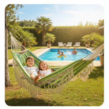 Bohemian Double Hammock With Carry Bag