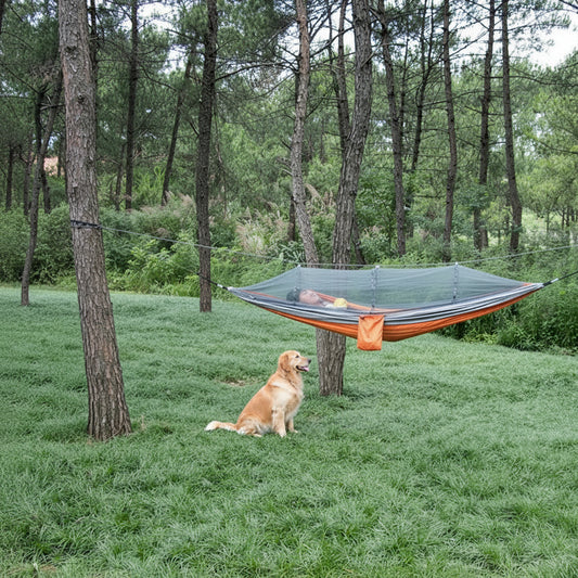 Outdoor Hammock With Mosquito Net