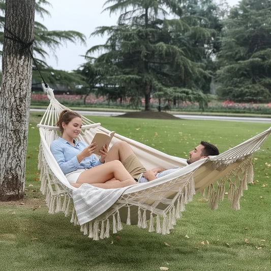 Bohemian Double Hammock With Carry Bag
